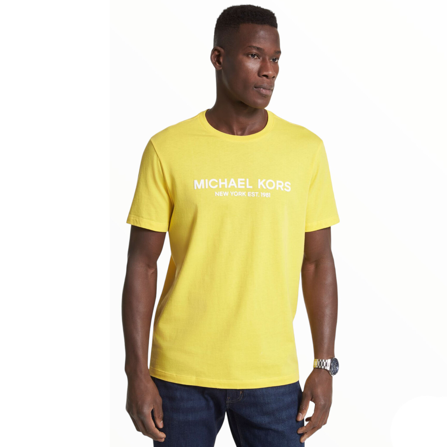 

Футболка Michael Kors Logo Cotton, желтый