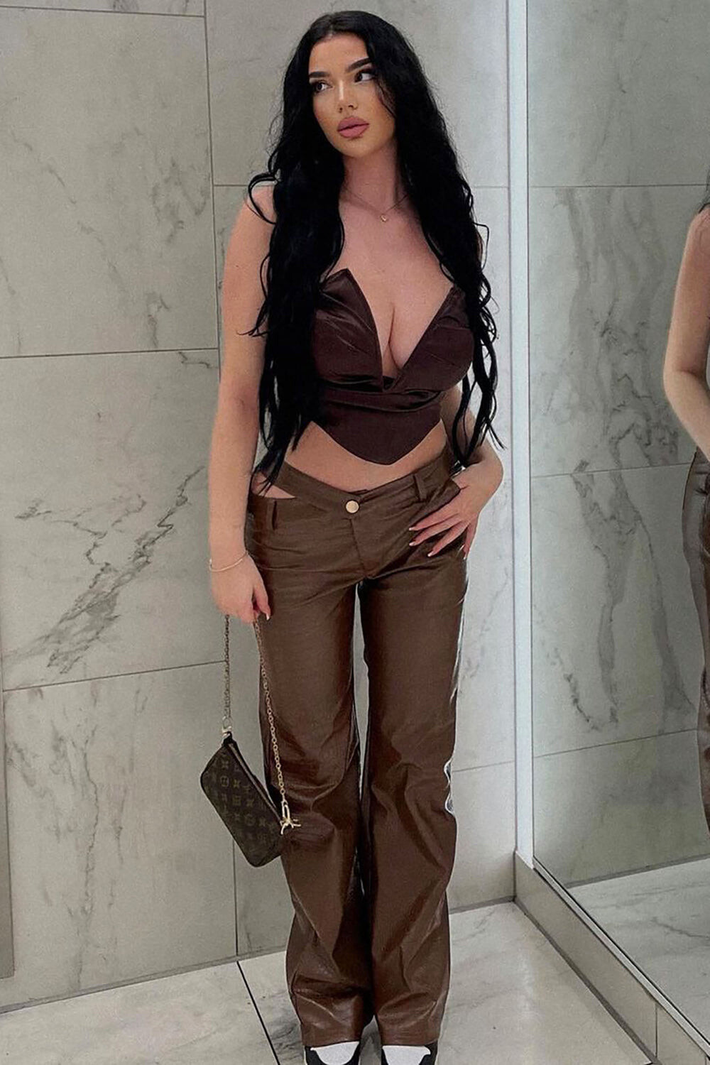 

Брюки Fashion Nova CP5791BFN, шоколад