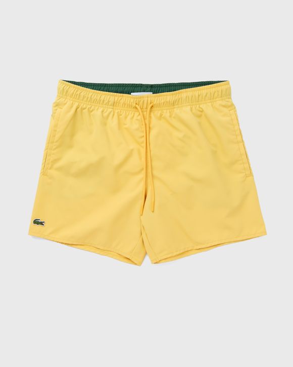 

Шорты для плавания Lacoste Light Quick-Dry Swim Shorts, цвет cornsilk/green