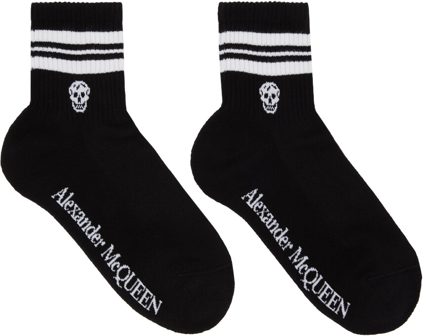 

Черные спортивные носки с черепом Alexander McQueen