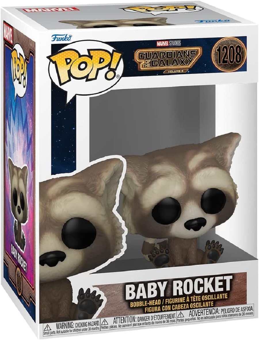 Фигурка Funko POP! Marvel: Guardians of The Galaxy Volume 3 - Baby Rocket Raccoon