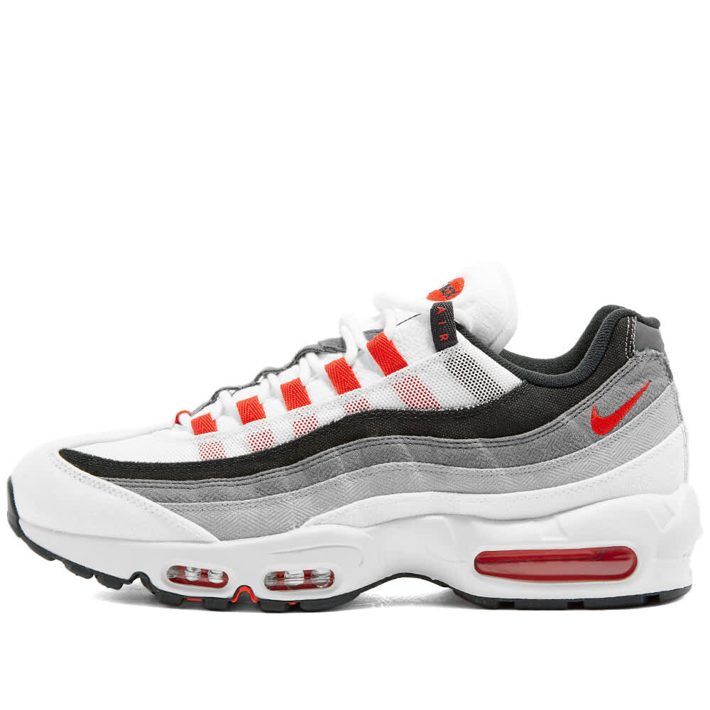 

Мужские кроссовки Nike Air Max 95 QS, бело-красный