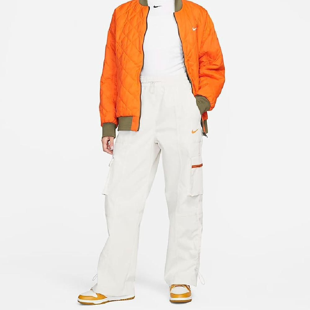 

Спортивные брюки Nike Sportswear Women's Woven, белый/оранжевый