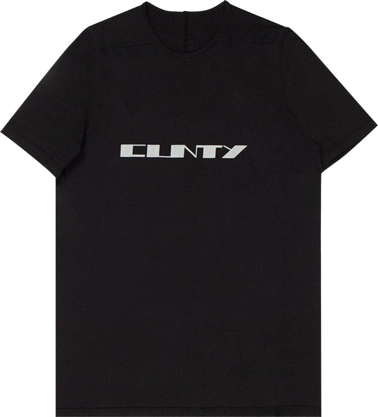 

Футболка Rick Owens Level T-Shirt 'Black', черный