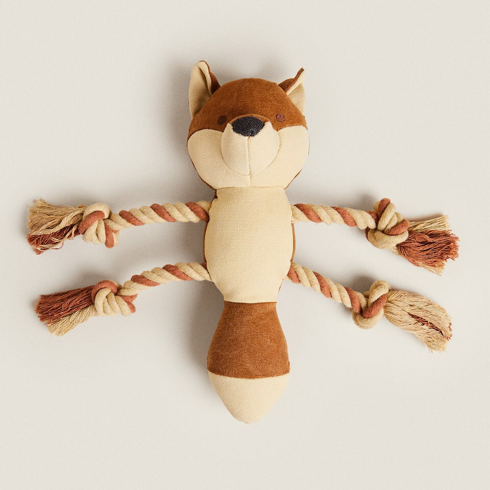 

Игрушка для домашних животных Zara Home Fox, бежевый/коричневый