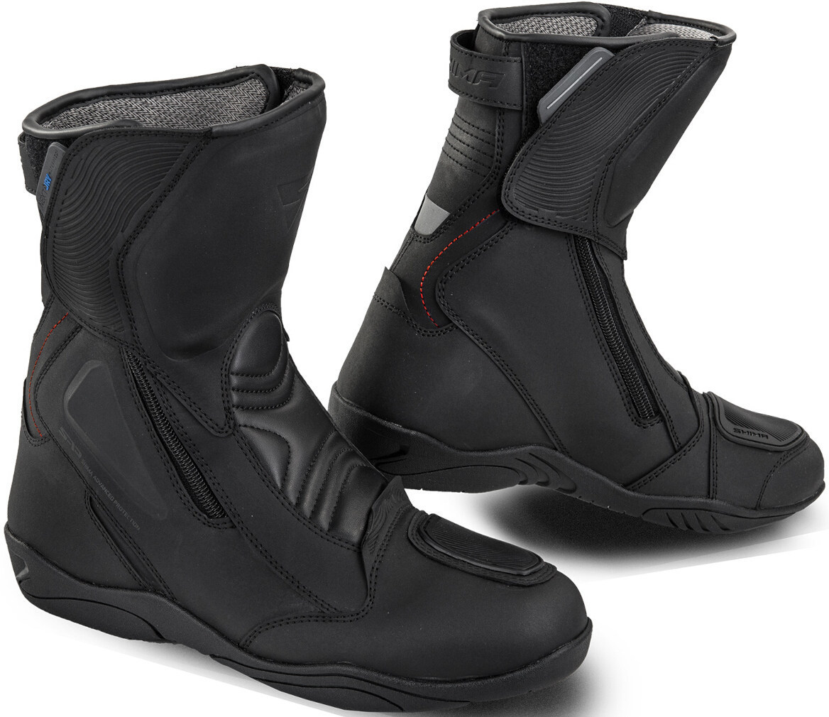 Мотоциклетные ботинки SHIMA Terra водонепроницаемые, черный водонепроницаемые женские мотоциклетные ботинки terra shima