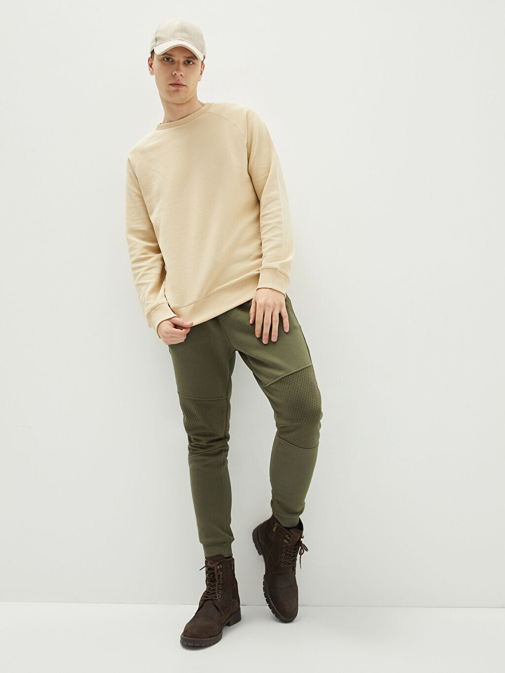 

Мужские спортивные штаны Slim Fit Jogger LCW Casual, хаки