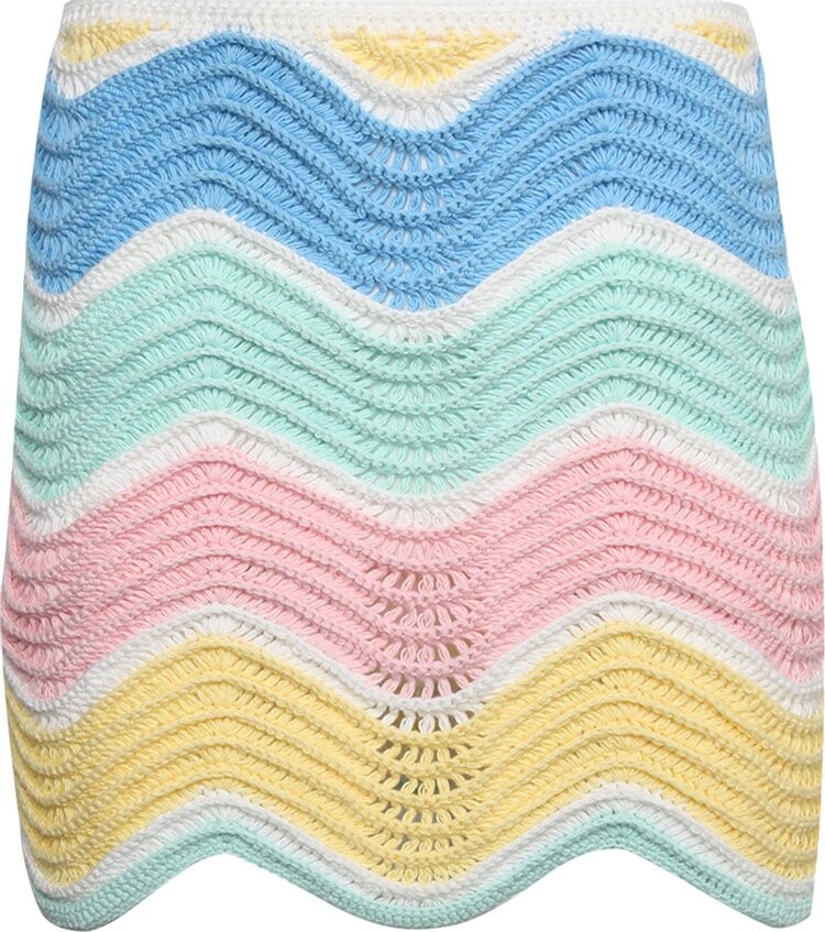 

Юбка Casablanca Crochet Skirt 'Pink/Multicolor', розовый