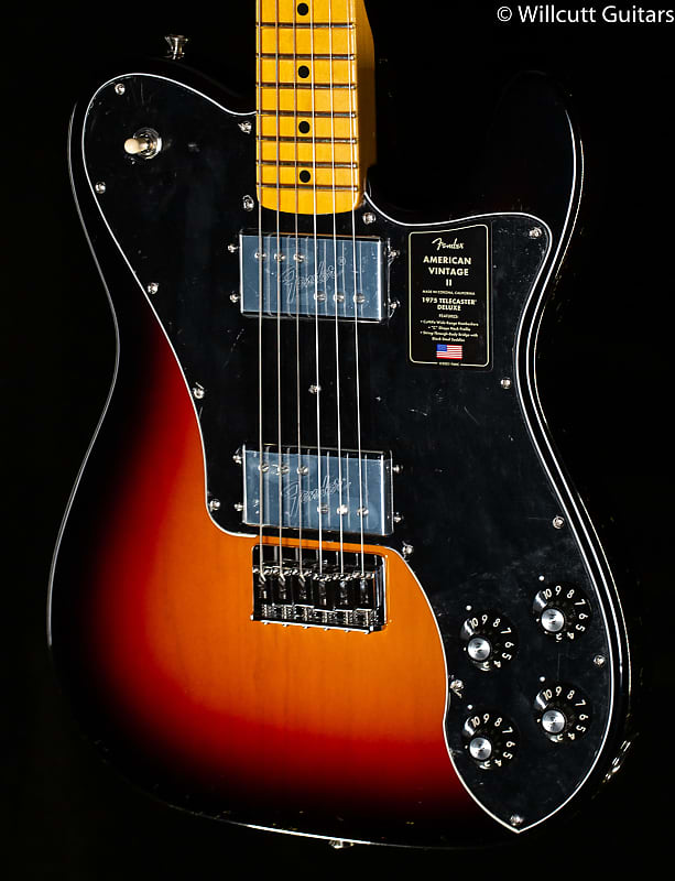 Fender American Vintage II 1975 Telecaster Deluxe 3-Color Sunburst (804) Fender American II Telecaster Deluxe (804)