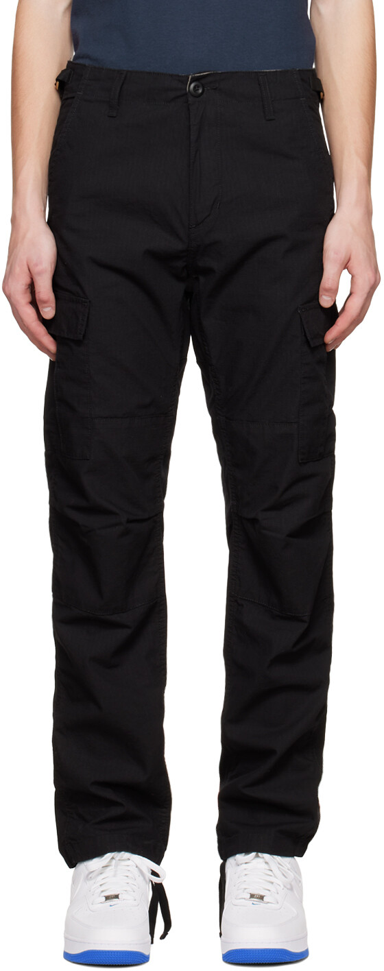 

Черные авиационные брюки-карго Carhartt Work In Progress