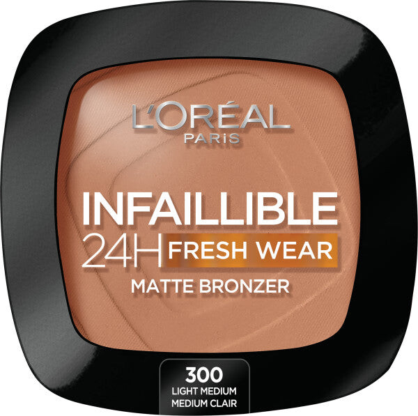 

L'Oreal Paris Infaillible 24H Fresh Wear Soft Matte Bronzer 300 Light Medium 9g