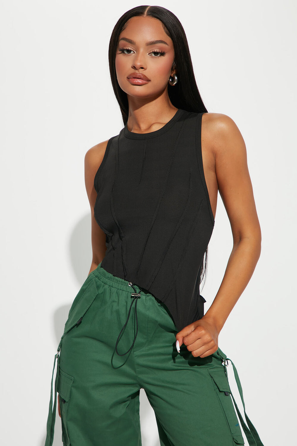 

Топ Fashion Nova 70381J, черный