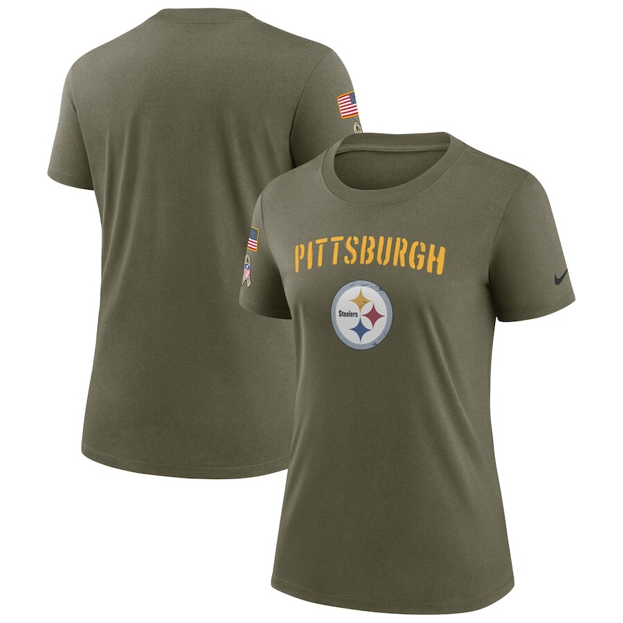 

Футболка с коротким рукавом Nike Pittsburgh Steelers, оливковый