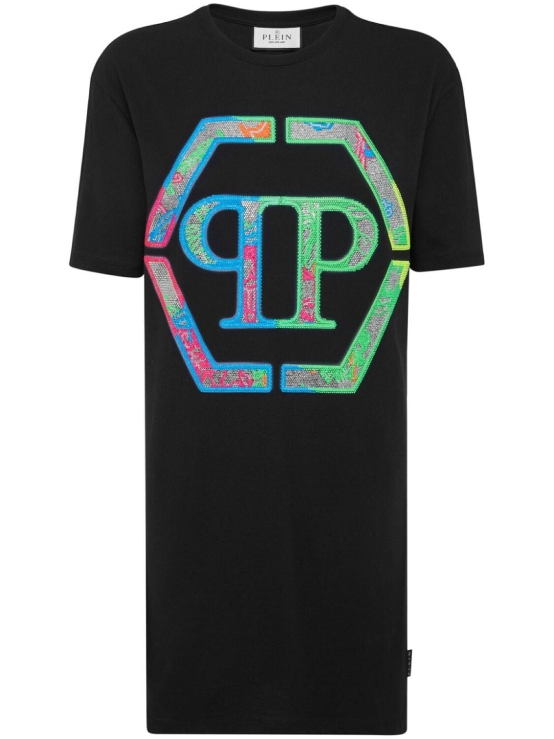 

Philipp Plein платье-футболка с логотипом, черный