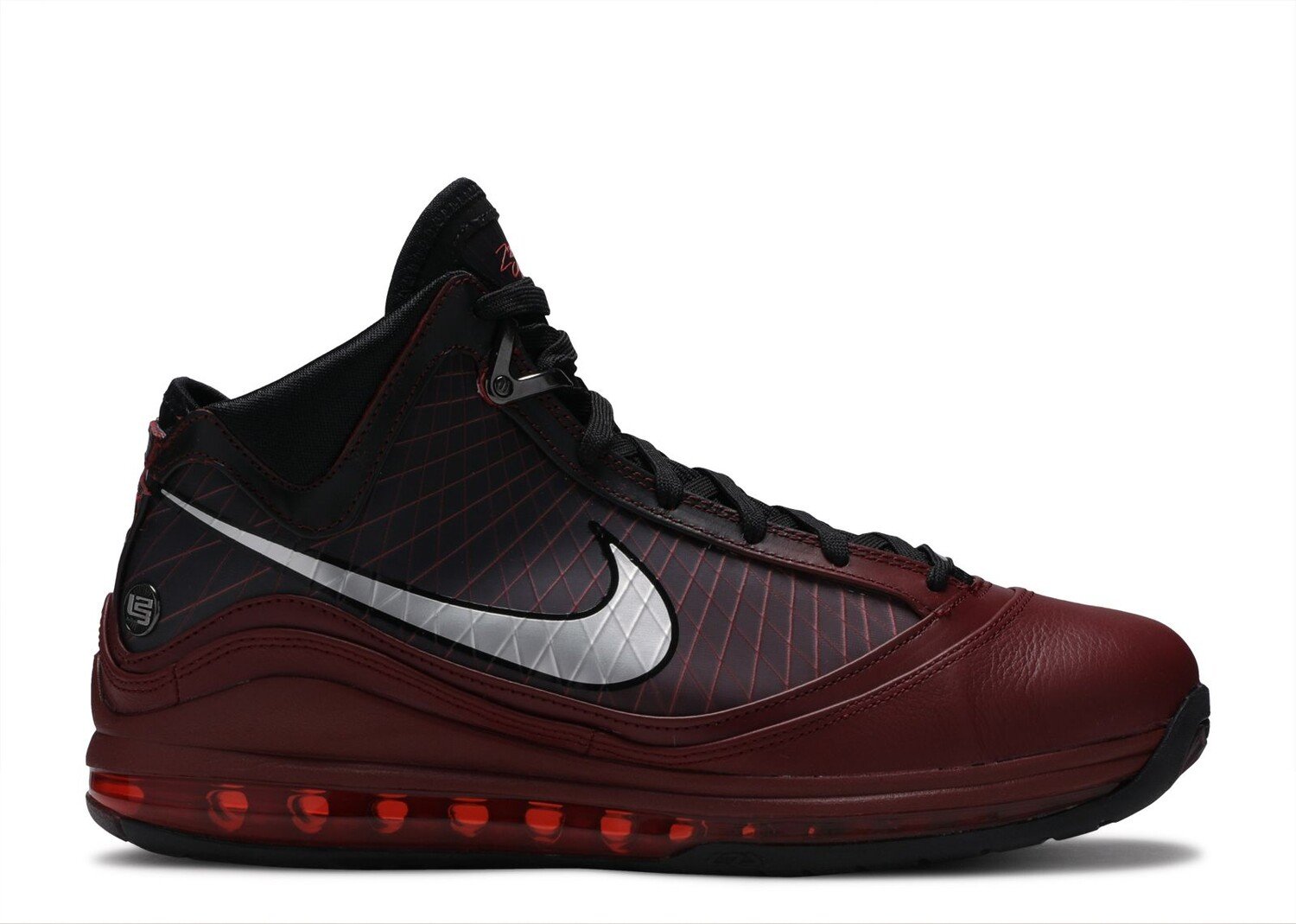 

Кроссовки Nike Air Max Lebron 7 Retro Qs 'Christmas' 2019, красный, Красный;черный