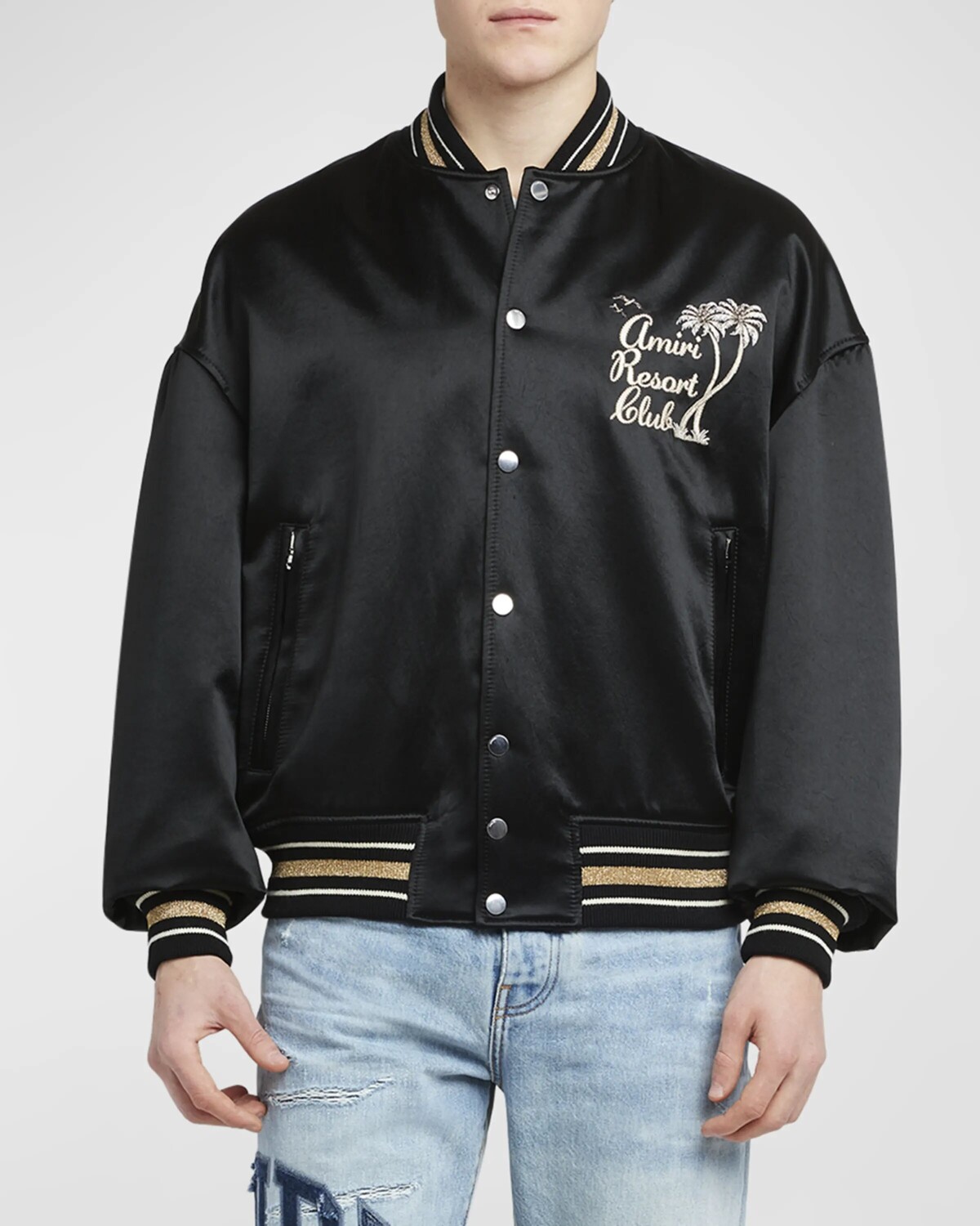 

Мужская сувенирная куртка Resort Club Amiri, цвет Black
