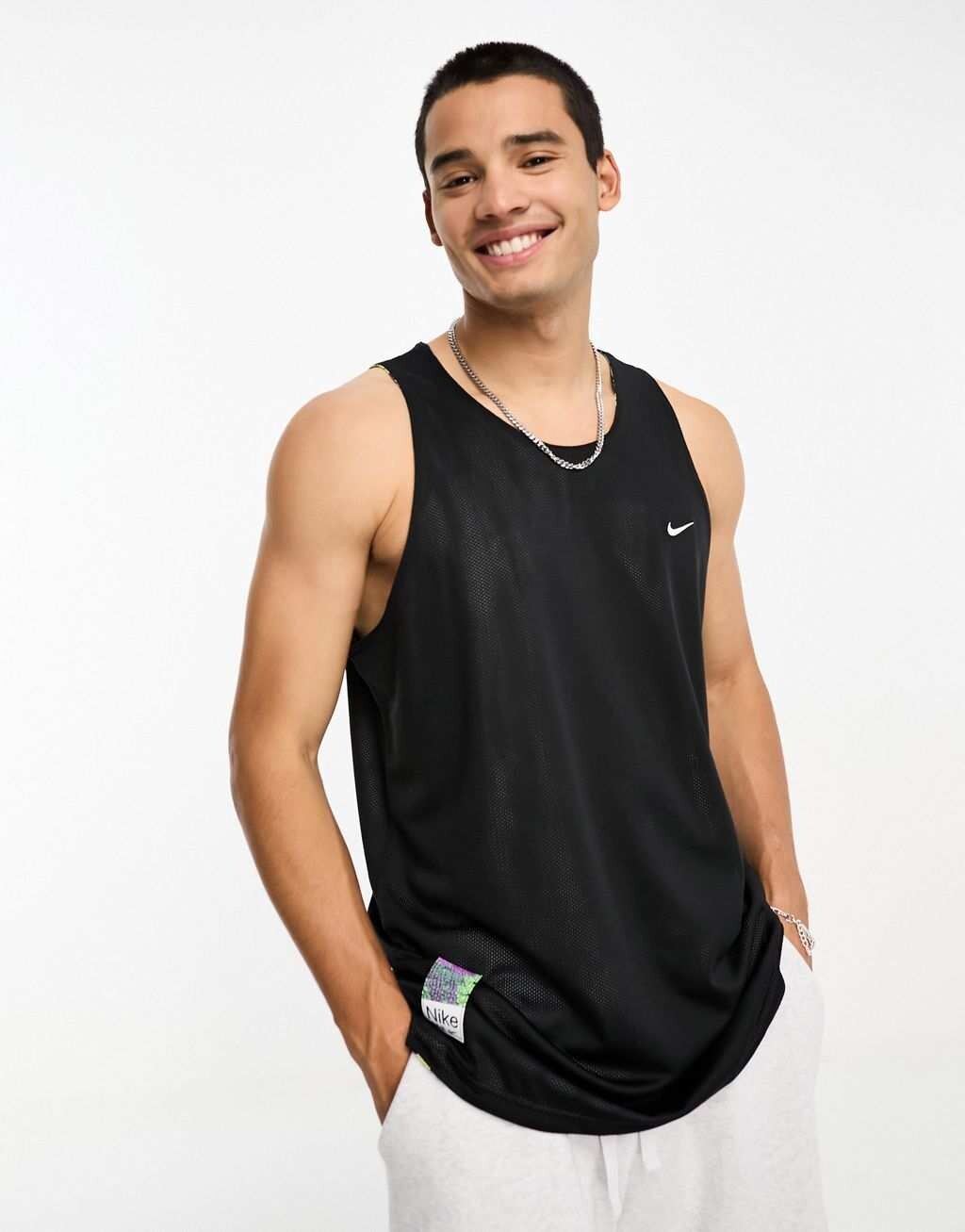 

Черная двусторонняя майка Nike Training Studio 72 Dri-Fit