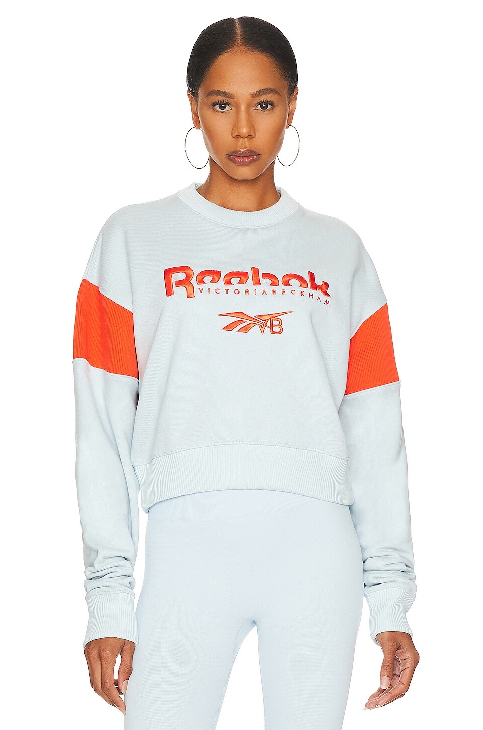 

Толстовка Reebok x Victoria Beckham Graphic, цвет Fresh Blue