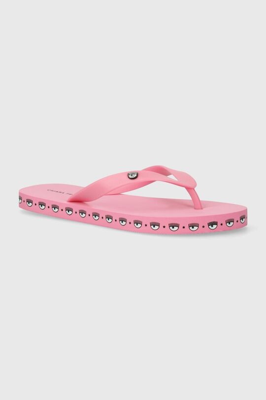 

Вьетнамки Logomania Chiara Ferragni, розовый