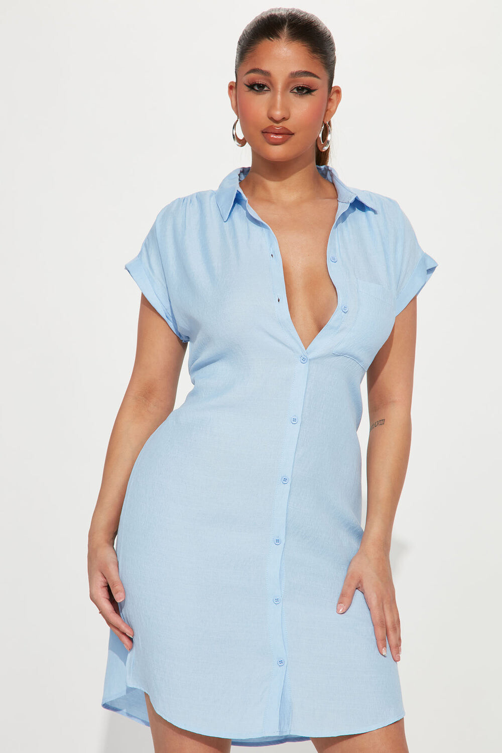 

Мини платье Fashion Nova HF23F423, синий