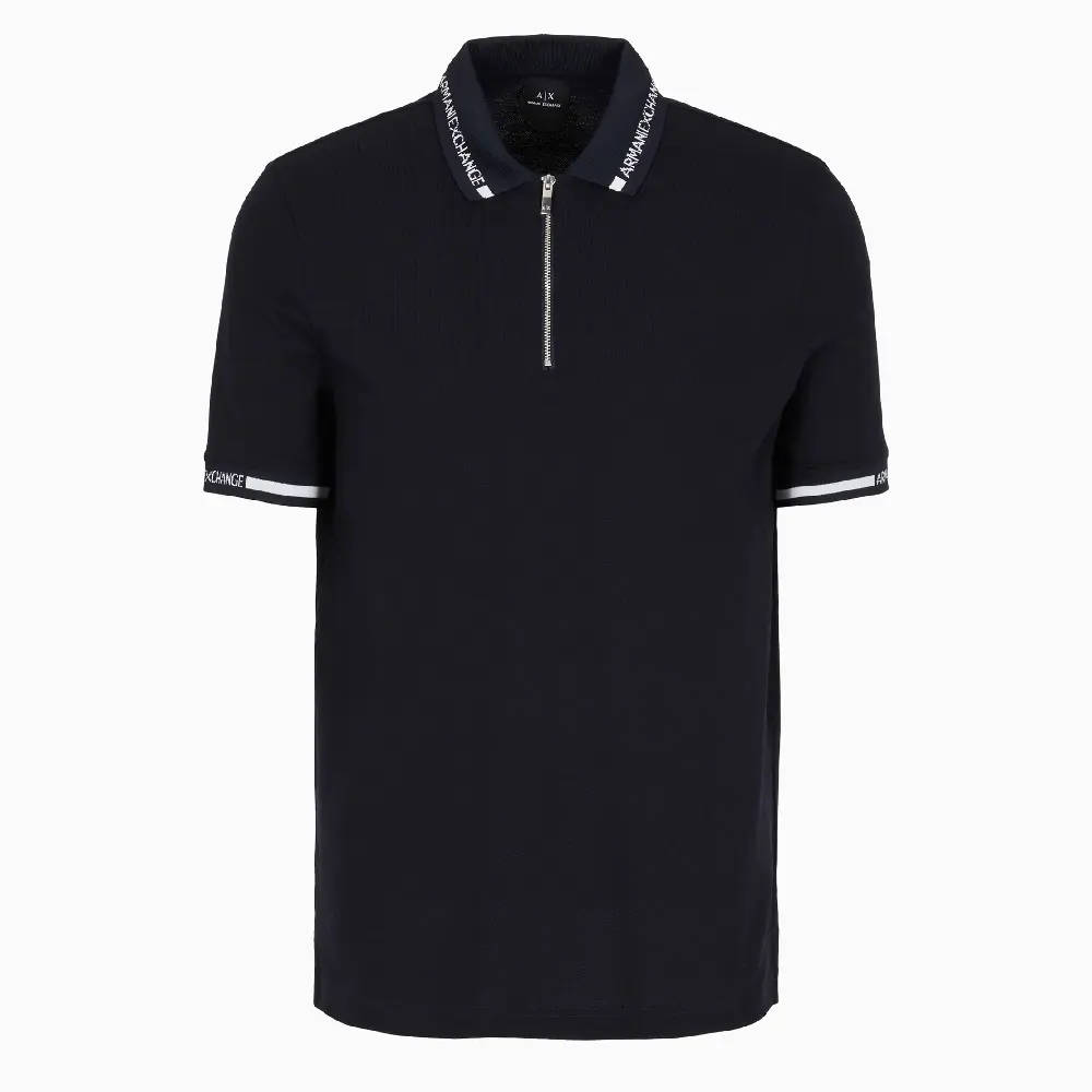 

Футболка поло Armani Exchange, темно-синий