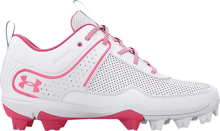 

Бутсы Under Armour Glyde RM GS White Cerise, белый
