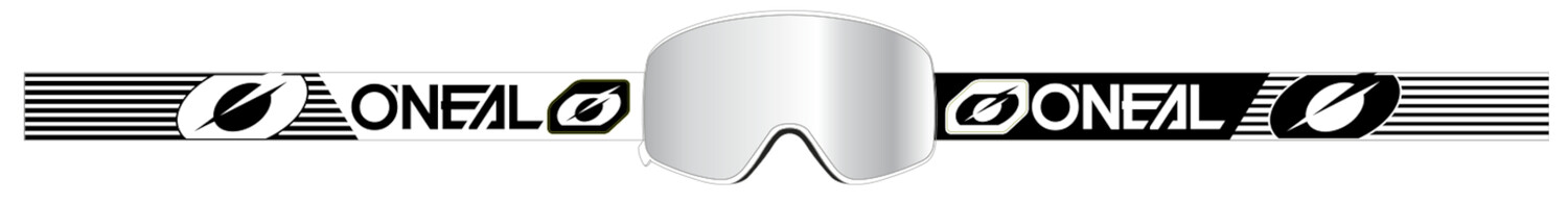 

Очки Oneal B-50 Force Silver Mirror для мотокросса, черный/белый