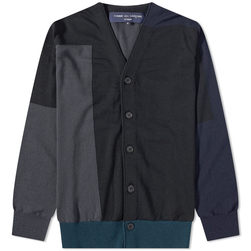 

Джемпер Comme des Garçons Homme Mixed Panel Cardigan, Серый