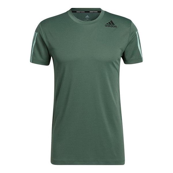 Футболка Adidas Hrdy 3s Tee Casual Sports Round Neck Short Sleeve Green, Зеленый