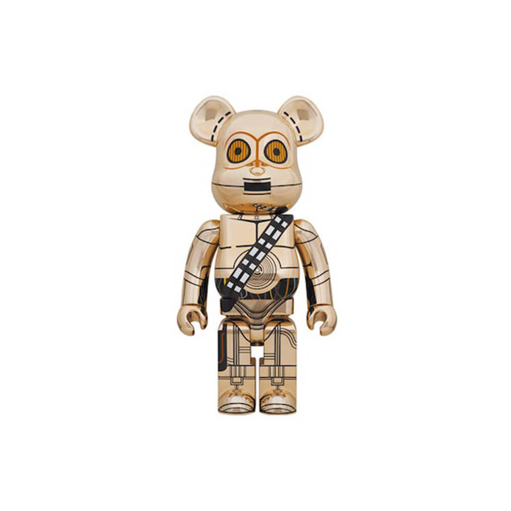 Фигурка Bearbrick C-3PO (The Rise of Skywalker Ver.) 1000%, золотой фигура bearbrick medicom toy tweety looney tunes 400% and 100%