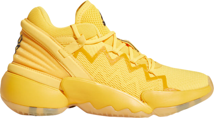 Кроссовки Adidas Crayola x D.O.N. Issue #2 J 'Solar Gold', желтый фото