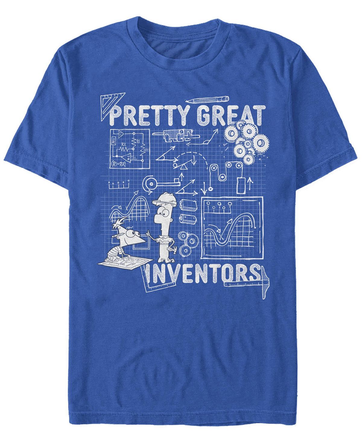 Мужская футболка с круглым вырезом с короткими рукавами great inventors Fifth Sun
