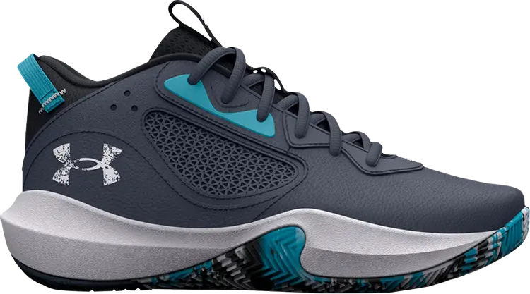 

Кроссовки Under Armour Lockdown 6 GS Downpour Grey Blue, серый