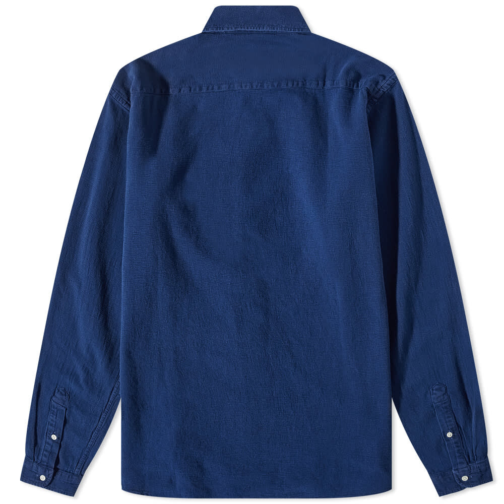 

Рубашка Oliver Spencer Indigo Rinsed Brook Button Down Shirt