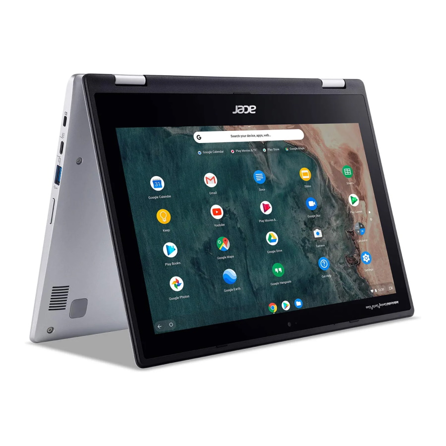 Ноутбук Acer Chromebook Spin 311 11.6 HD 4ГБ/32ГБ, серебряный, английская клавиатура аккумуляторная батарея для ноутбука acer chromebook 13 cb5 311 ac14b18j 11 4v 2600mah oem