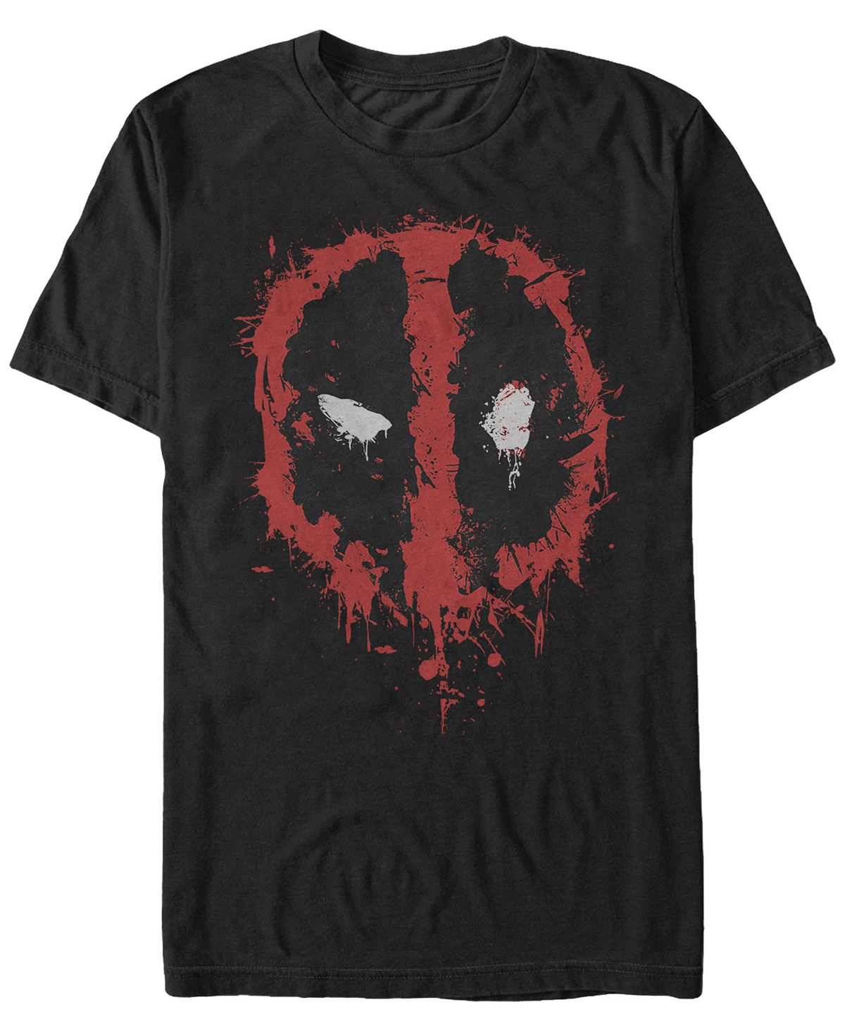 

Мужская футболка marvel deadpool splatter icon, футболка с коротким рукавом Fifth Sun, черный