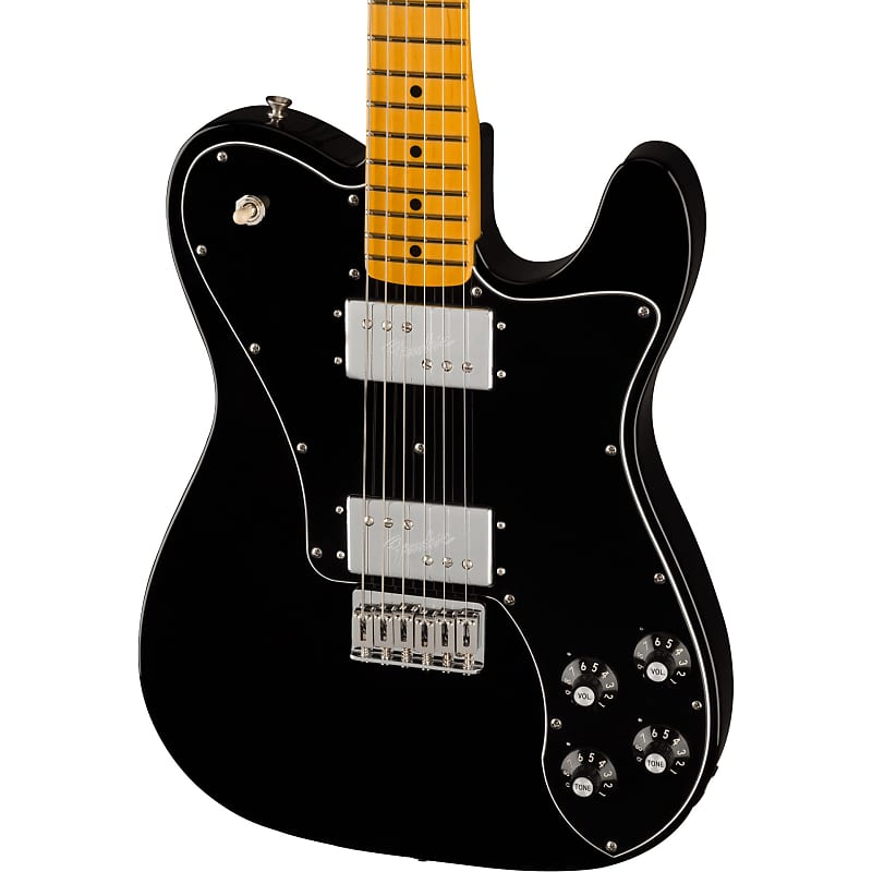 Fender American Vintage II 1975 Telecaster Deluxe в черном цвете 0110332806