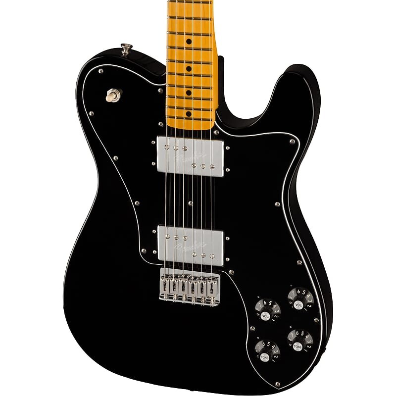 

Fender American Vintage II 1975 Telecaster Deluxe в черном цвете 0110332806