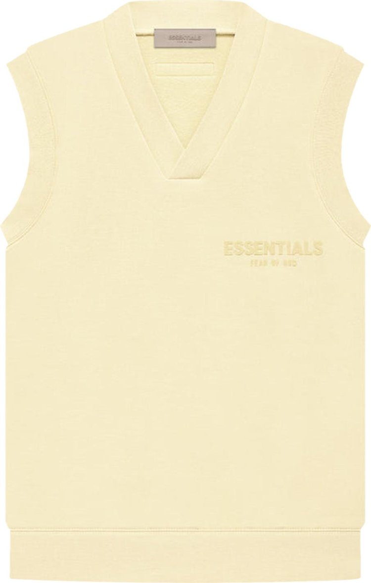 

Жилет Fear of God Essentials V Neck Vest 'Egg Shell', кремовый