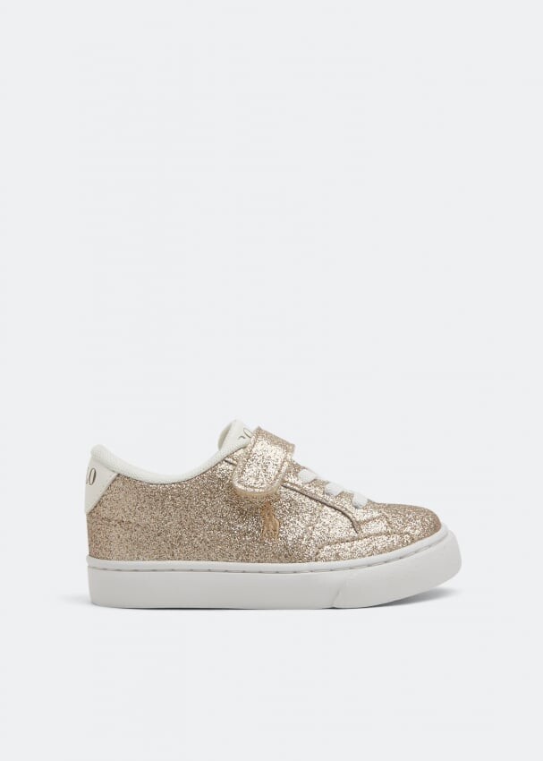 

Кроссовки POLO RALPH LAUREN Theron IV PS sneakers, золотой
