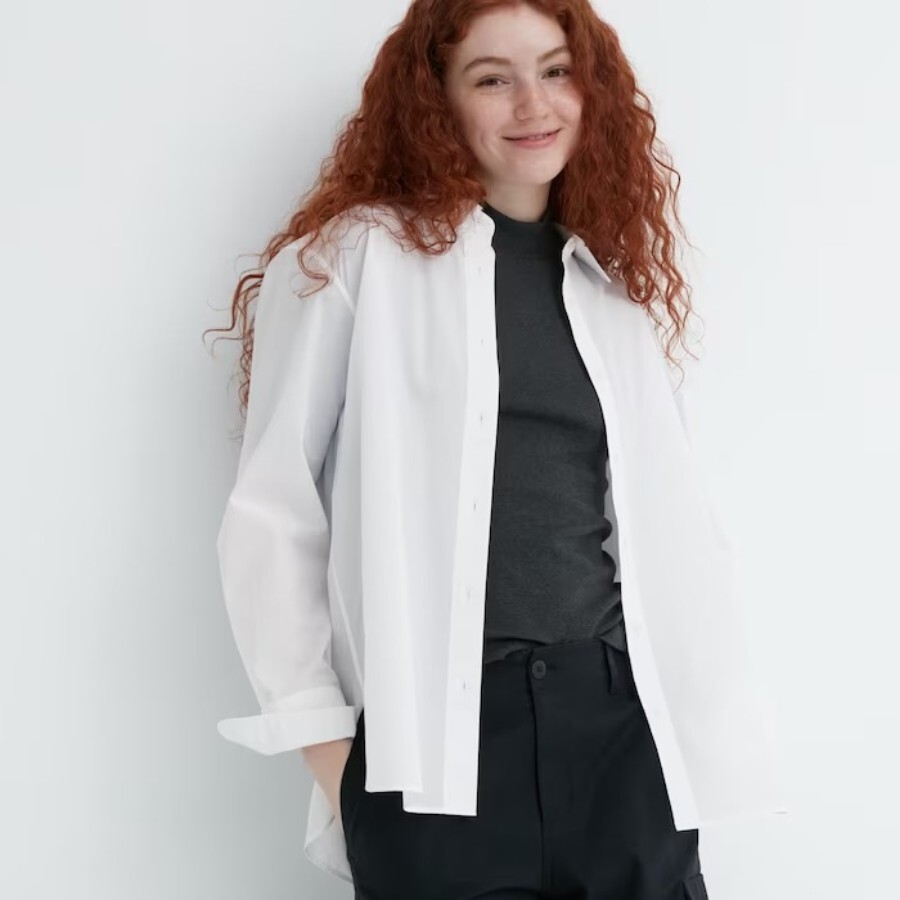 

Рубашка Uniqlo Cotton, белый