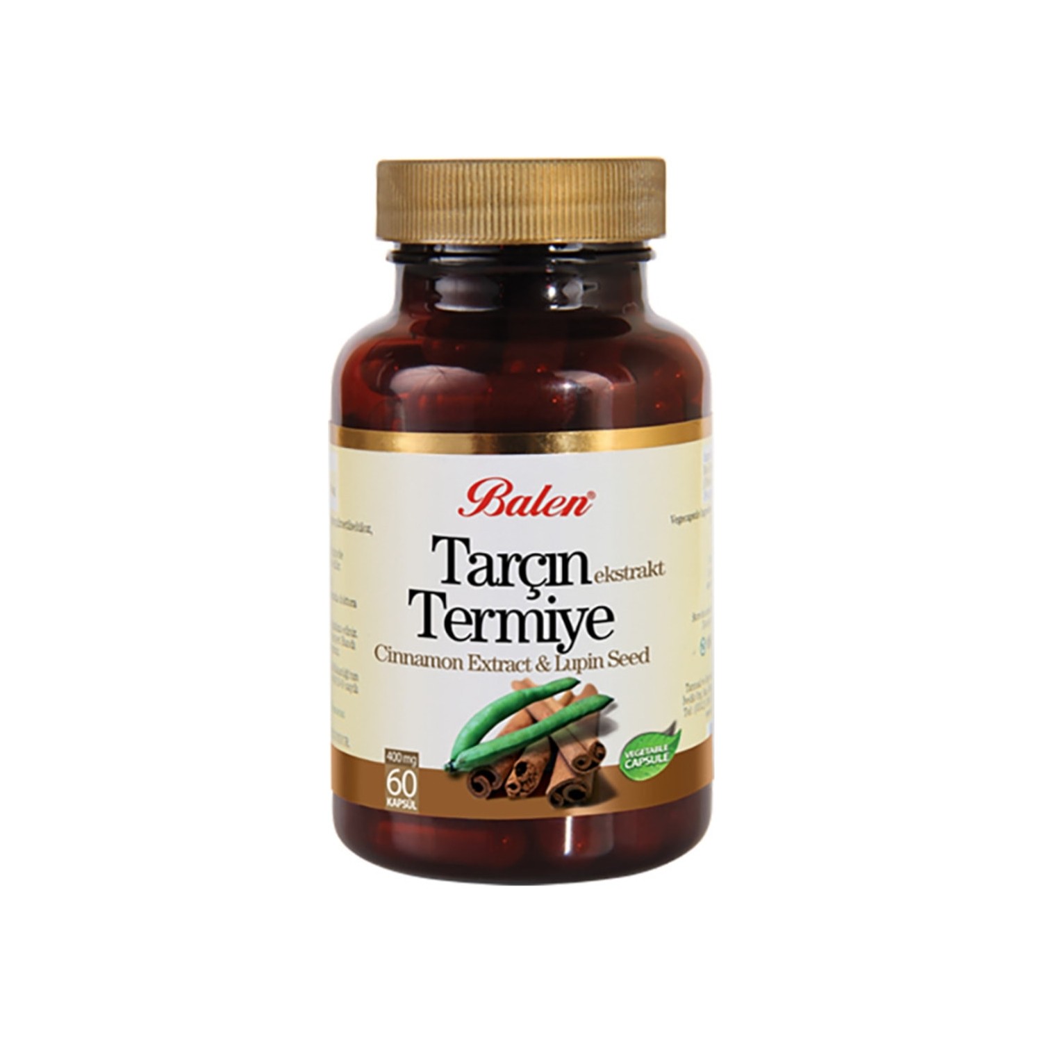 Пищевая добавка Balen Tarcin & Thermiye 375 мг, 60 капсул порошок корицы коринтия класса а 16 унц 453 г