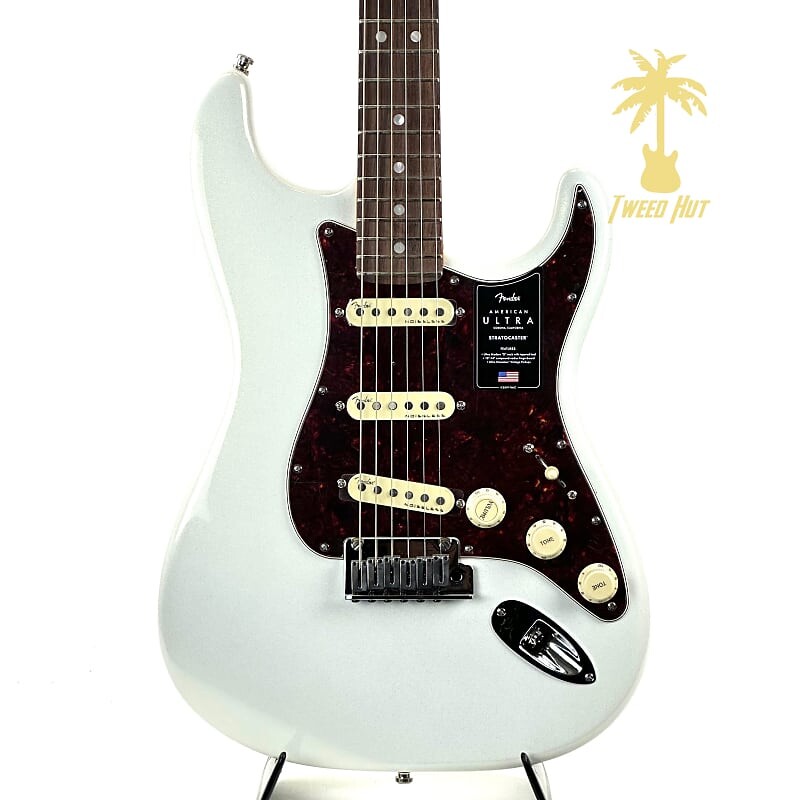 

Fender American Ultra Stratocaster, накладка на гриф из палисандра, арктическая жемчужина American Ultra Stratocaster, Rosewood Fingerboard, Arctic Pearl