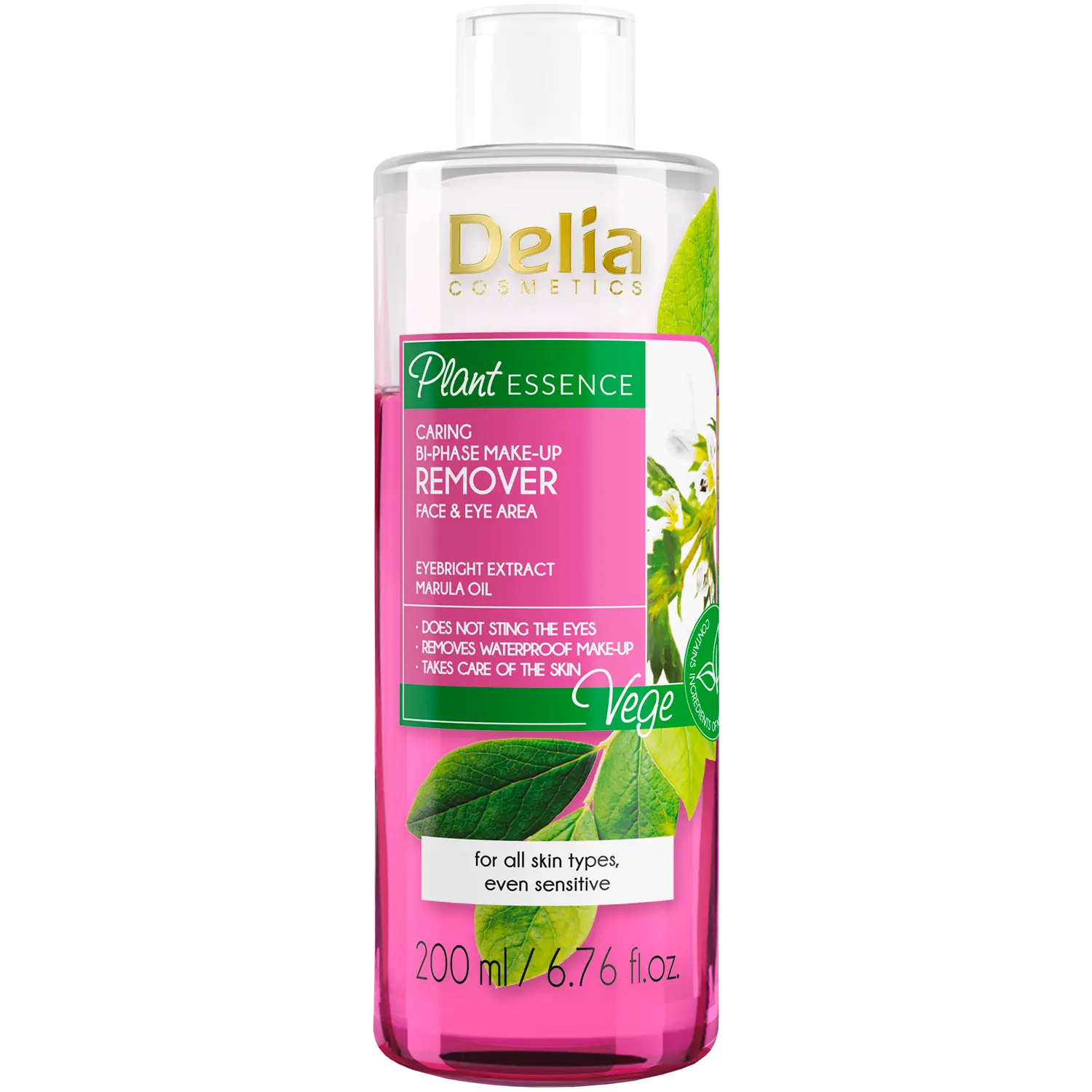 

Delia Plant Essence двухфазное средство для снятия макияжа с лица, 200 мл