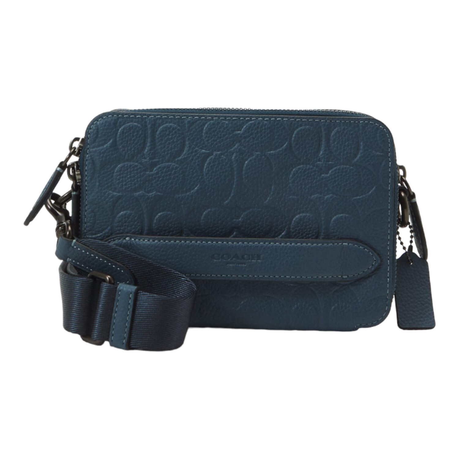 

Сумка Coach Charter Crossbody In Signature Unisex Across Body, синий