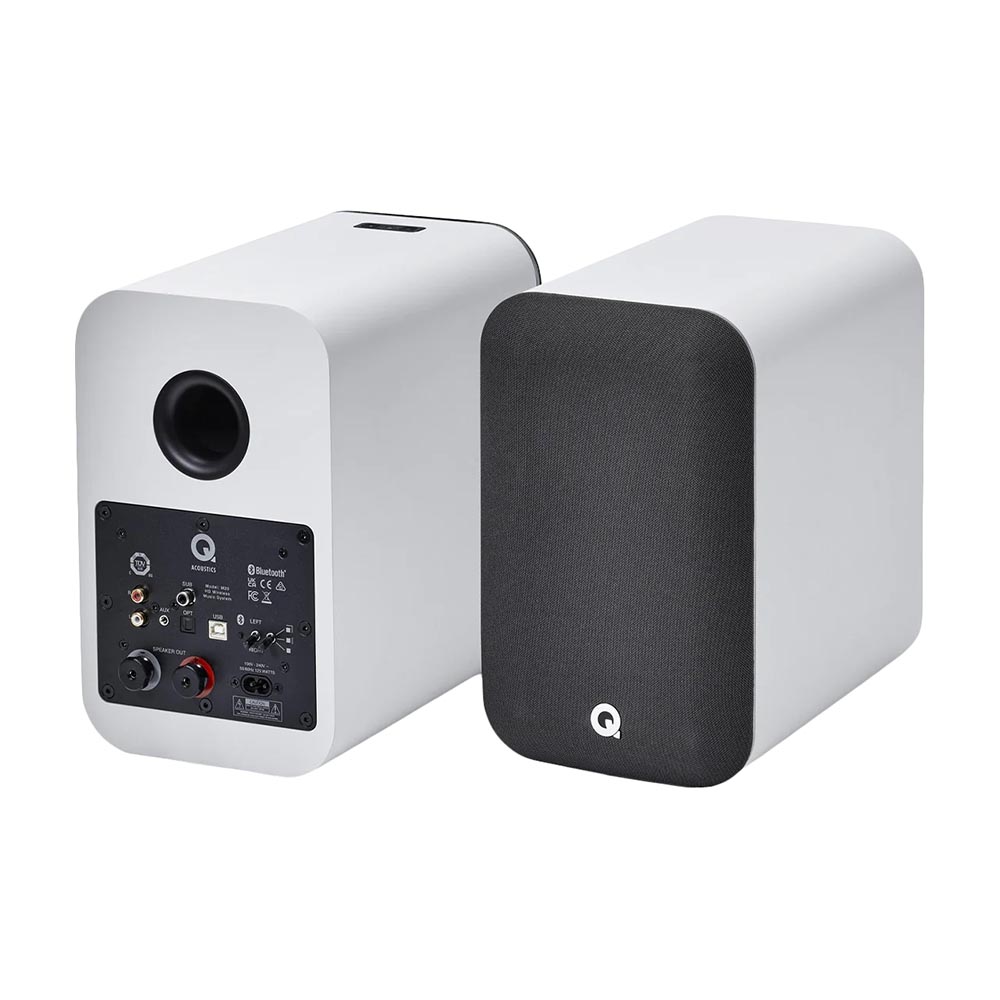 Полочная акустика Q Acoustics M20 HD, 2 шт, белый полочная акустика q acoustics concept 20 qa2620 gloss black