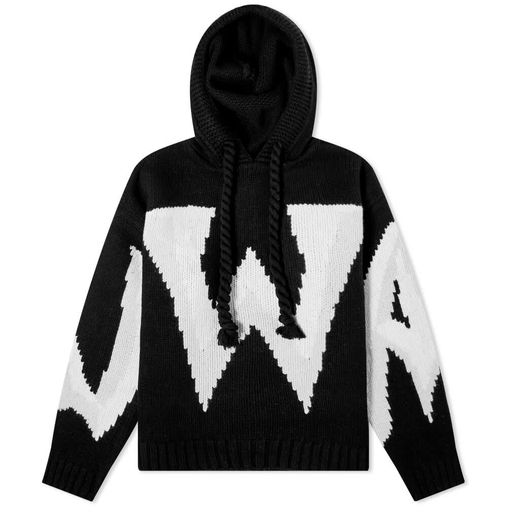 

Толстовка JW Anderson Gothic Logo Chunky Knit Hoody