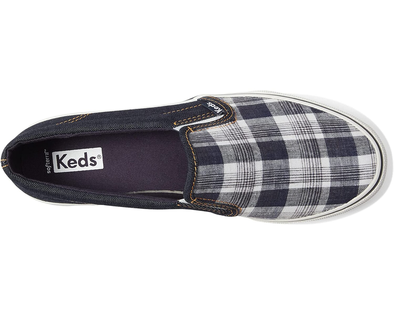 

Кроссовки Jump Kick Slip Keds, джинсовая ткань