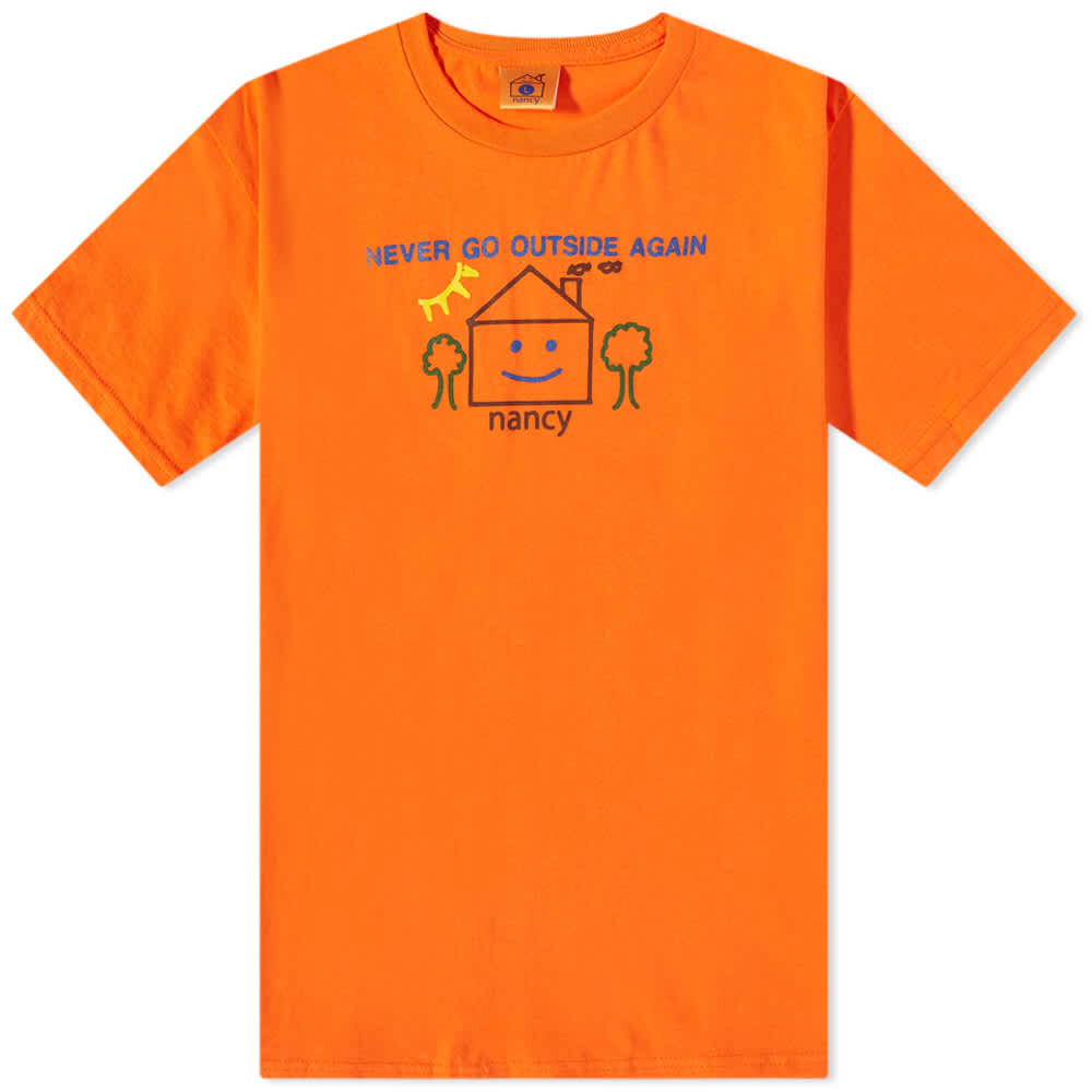 

Футболка Nancy Never Go Outside Again, Again Tee, Оранжевый