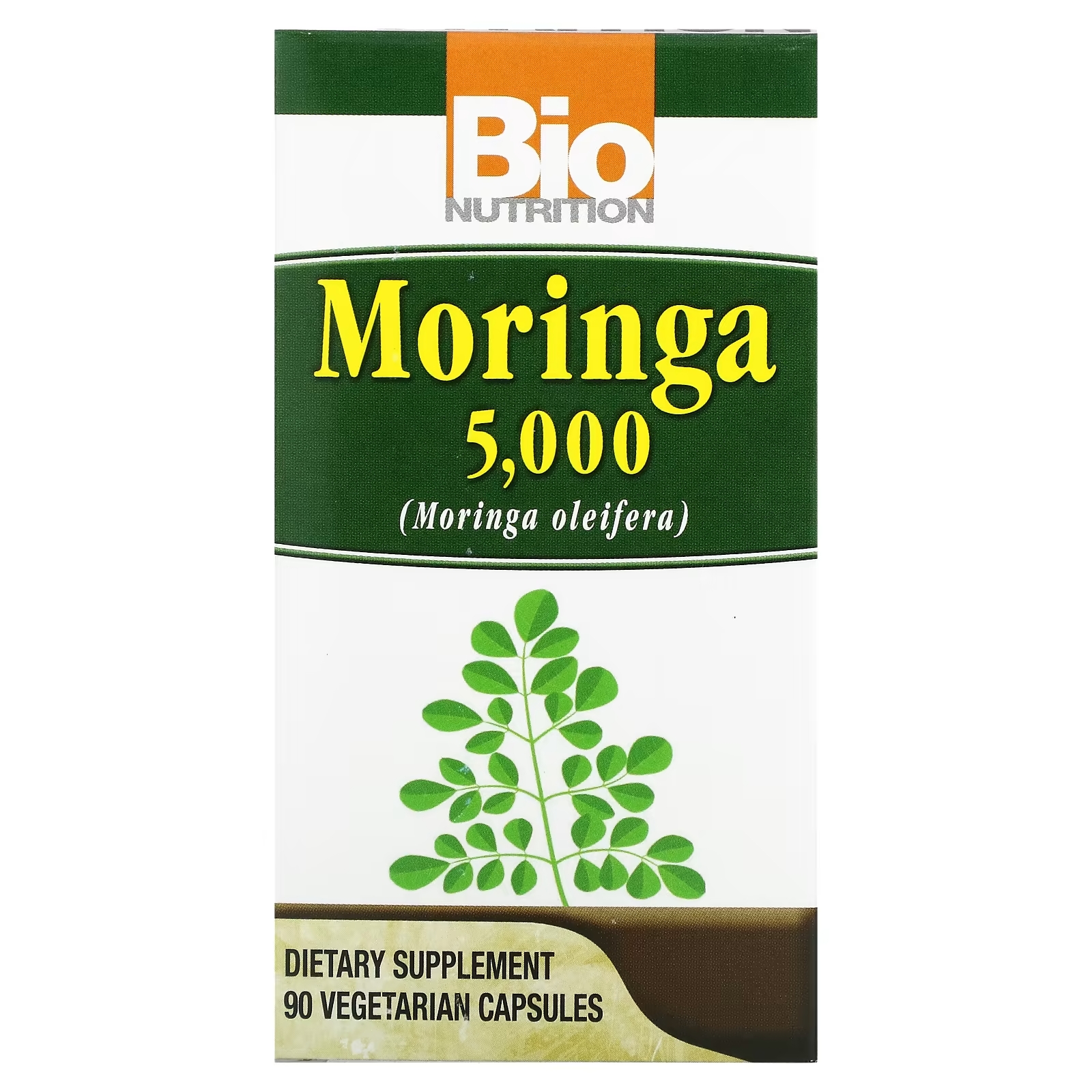 Bio Nutrition Moringa Super Food 5000 мг, 90 растительных капсул
